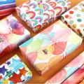12 Sheets Gift Wrapping Paper Set, Rainbow Birthday Wrapping Paper