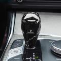 Car Gear Head Knob Shift Cover Trim For-bmw G20 G28 G22 Gloss Black