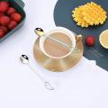 Stainless Steel Spoons Lovely Wing Shape Coffee Cup Spoon Tableware