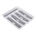 Silverware Tray for Drawer, 5 Compartment Flatware Cutlery Organizer