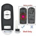 Replacement 3button Remote Key Fob Shell Case for Mazda 3 Cx-3