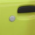 2pcs Car Door Key Jack Trim Cover Protect Decoration Silver