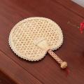 Raffia Hand Fans Wheat Straw Hand Fans,hand Rocker Fan,wedding Fans B