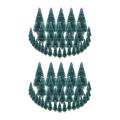 35 Pcs Miniature Christmas Tree for Christmas Craft Party Decoration