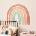 Big Rainbow Watercolour Home Decor Wall Sticker Self-adhesive, C
