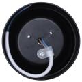 3x Round Surface Mounted Led Downlight 4000k 5w Black Shell