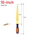 1pc Wood File Woodworking Golden Tapered Rasp Bastard 10-inch