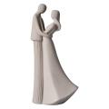 Home Abstract Sculpture Couple Model Office Decor Figurines Gray
