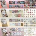 8sets Vintage Style Scrapbooking Stickers Washi Stickers