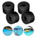 4 Pack Black Swimming Pool Filter Sponge Foam Sponge for S1 Type