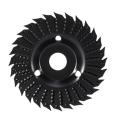 Round Wood Angle Grinding Wheel Abrasive Disc Carbide 22mm Black