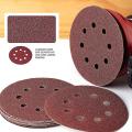 5-inch 8-hole Sanding Disc, Hook-and-loop Sandpaper,180 Sorting