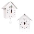 Quartz Wall Clock Modern Bird Hanging Watch Decoration Alarm Clocks D