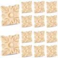 Applique Diy Square Carving Checkered Unpainted Leaf Pattern Decal