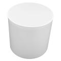 Round White Home Room Car Hotel Tissue Box Wooden Cover Paper Case