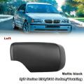 Left Side Matte Black Side Rearview Door Mirror Cover Cap