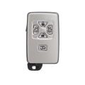 Car Card Remote Car Key Shell Case Fob 5 Button for Toyota Alphard