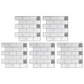 10x10 Inch Removable 3d Subway Wall Tiles (pack Of 4),for Kitchen