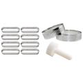 Perforated Kit Tart Rings Cake Rings/mold Cutter Tart Pastry Tools