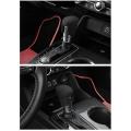 Car Gear Shift Knob Cover Decoration Trim Sticker Accessories, Black