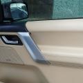 Car Inner Door Armrest Panel Handle Pull Trim (oak Wood Grain)