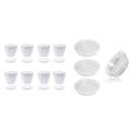 10pcs 8inch Clear Plant Saucer Plastic Drip Trays for Plants