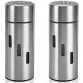 2pcs Salt and Pepper Shakers, Stainless Steel Spice Shaker