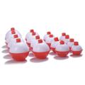 Bobbers Assortment, 16 Set Red and White Fishing Bobbers for Fishing