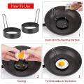 6 Pack Egg Ring, Stainless Steel Non-stick Frying Egg Maker Molds