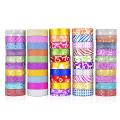 50 Rolls Glitter Washi Tape Set, Decorative Adhesive Masking Tape