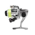 2x Mini 100 Pocket Spinning Fishing Reel 4.3:1 Metal Wheel Pesca Reel