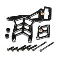 Metal Rear Floor Plate for Rovan Km Hpi Baja 5b 5t 5sc Rc Car,black