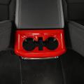 Car Rear Water Cup Holder Frame for Ford F150,abs Red