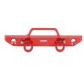 Metal Front Bumper for 1/24 Rc Crawler Car Axial Scx24 90081,red