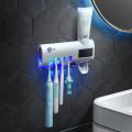 Toothbrush Disinfecting Automatic Toothpaste Dispenser-b
