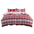 Christmas Duvet Cover Bedding Set Bed Sheet Pillowcase Set,200x230cm