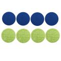 8pcs Replacement Pad Electric Rotary Mop Scrubber Pad, Blue+green
