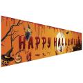 250x48cm Latest Happy Halloween Print Party Backdrop Hanging Banner D