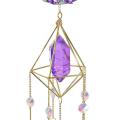 Crystal Sun Catcher Prism Moon Pendant Rainbow Maker Mobile Diy