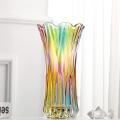 Glass Colorful Vase Decor for Home Table Living Room, Party,handmade