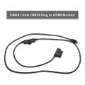 Obdii to Hdmi-compatible Adapter Cable for Edge Cs2 Cts2 Plug Monitor