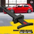 5pcs New Bonnet Hood Release Handle Rod Pull Catch Clip For-bora Mk4
