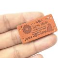 120pcs Handmade Label Handmade Faux Leather for Handmade Labels