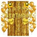 Gold Balloons Kit,confetti Balloons,curtain Star Heart Balloons