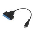 Type C Usb 3.1 to Sata Hard Drive Adapter Cable for 2.5 Inch 20cm