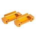 2pcs Upgrade Spare Rc Car Parts Front Rear Bumper,yellow