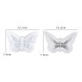 2pcs Butterfly Storage Box with Lid Epoxy Resin Mold Silicone Mold