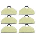 6pcs for Shark Rv2001wd Robot Vacuum Cleaner Microfiber Mop Cloth