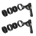 Mzyrh Bicycle Double Water Bottle Cage Holder Mount Adapter Black