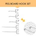 86 Piece Pegboard Hooks with Metal Hooks,bins and Peg Locks